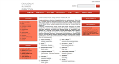 Desktop Screenshot of canadiandirectory.org
